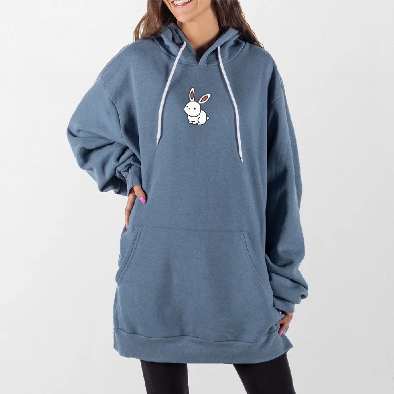 Men’s oversized pullover hoodie-Bunny Giant Hoodie