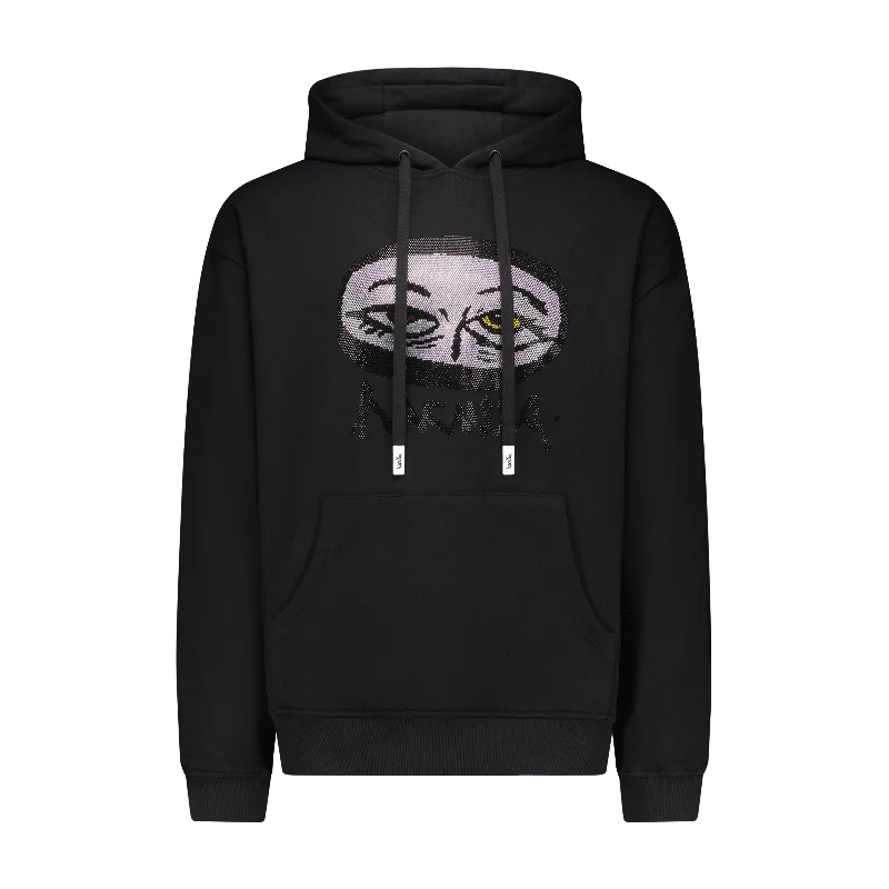 Men’s oversized graphic hoodie-EYES ON YOU HOODIE