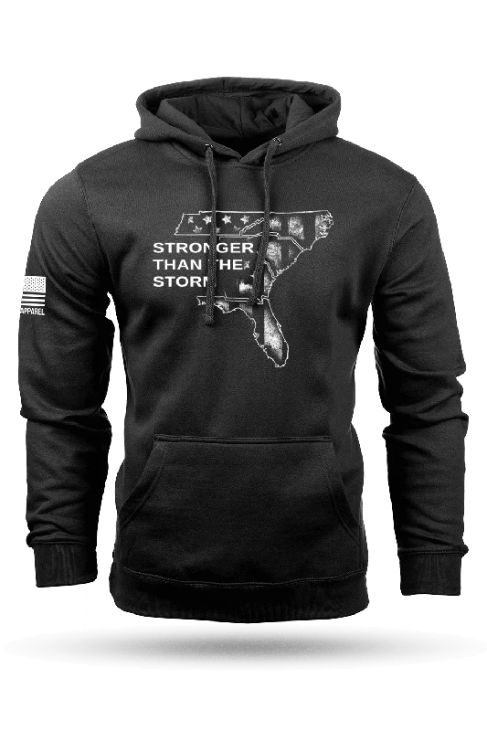 Men’s trendy graphic pullover-Stronger Than The Storm - Hoodie