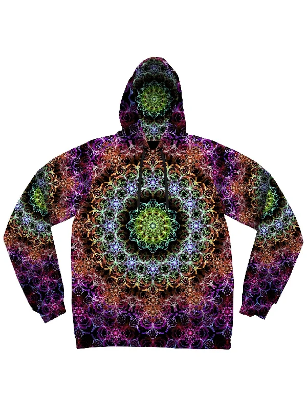 Men’s casual fleece hoodie-Iris Unisex Hoodie