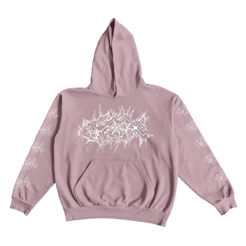 Men’s trendy black hoodie-JYNX - Pink Metal Hoodie