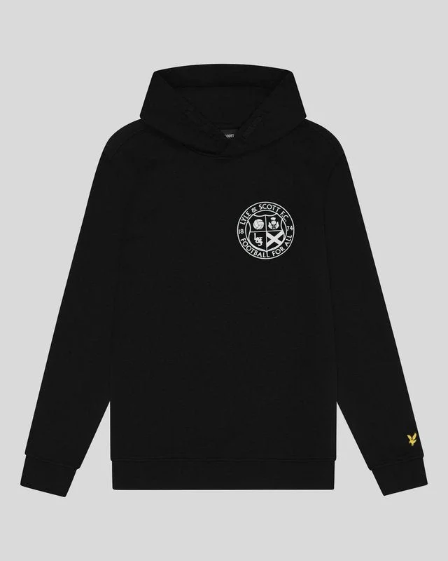 Men’s classic pullover hoodie-Kids Football Logo Hoodie