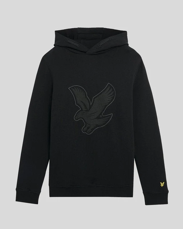 Men’s cozy cotton hoodie-Kids Graphic Eagle Hoodie