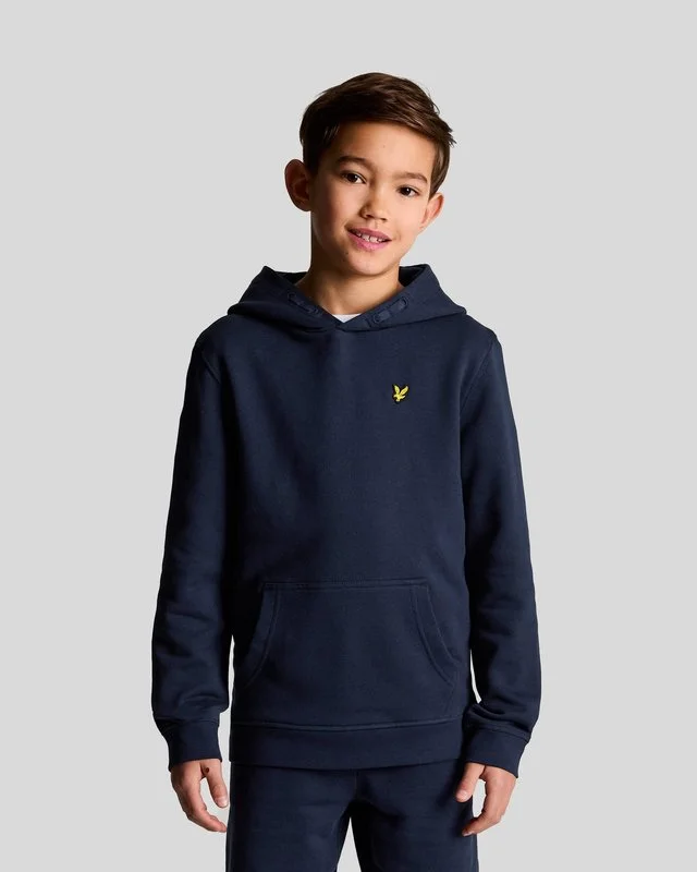 Men’s trendy black hoodie-Kids Pullover Hoodie