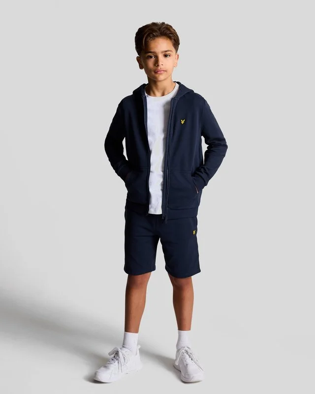 Men’s soft athletic pullover-Kids Zip Through Hoodie