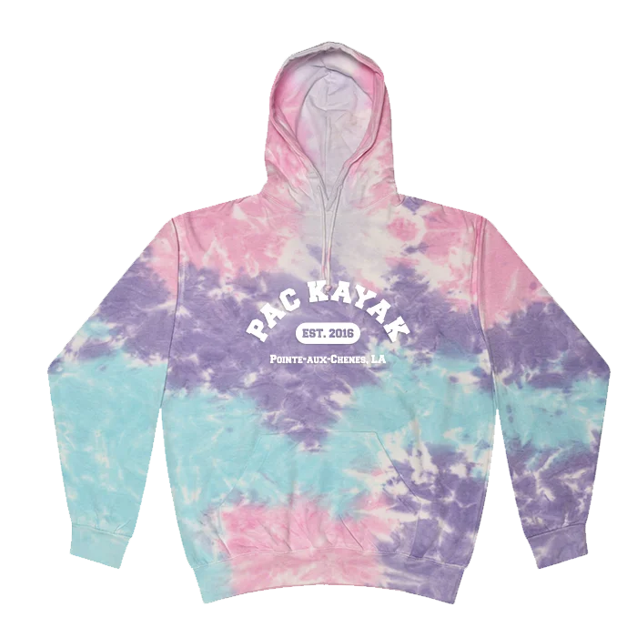 Men’s slim-fit printed hoodie-#PACKAYAK Mrs. Lisa Edition Tie-Dyed Hoodie