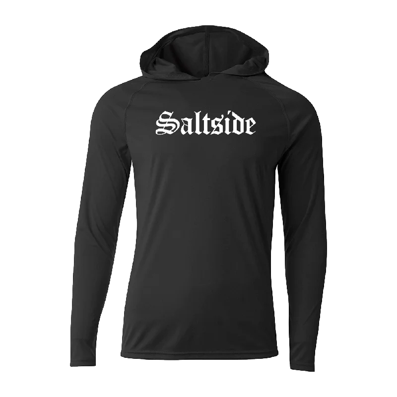 Men’s slim-fit fleece hoodie-#SALTSIDE Performance Long Sleeve Hoodie