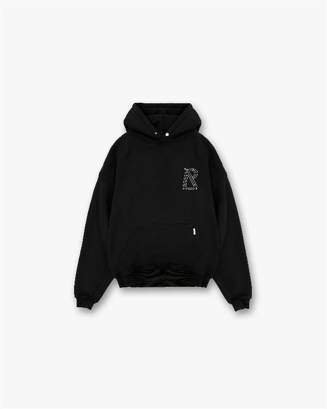 Men’s soft white hoodie-St Michaels Hoodie - Jet Black