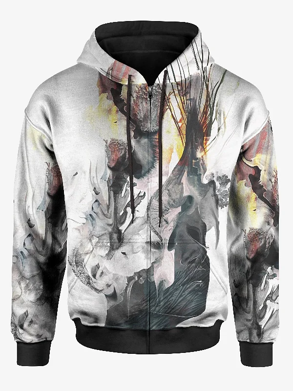 Men’s soft athletic hoodie-Symphonia Zip Up Hoodie