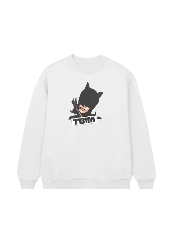 Men’s oversized cotton hoodie-tbim crewneck