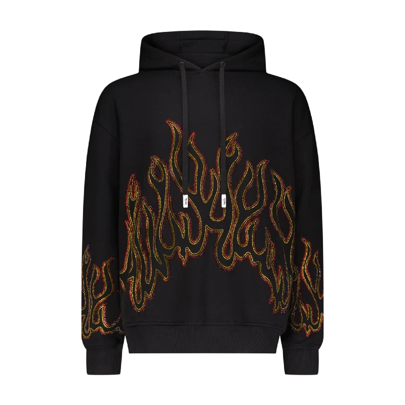 Men’s classic cotton zip-UP IN FLAMES HOODIE