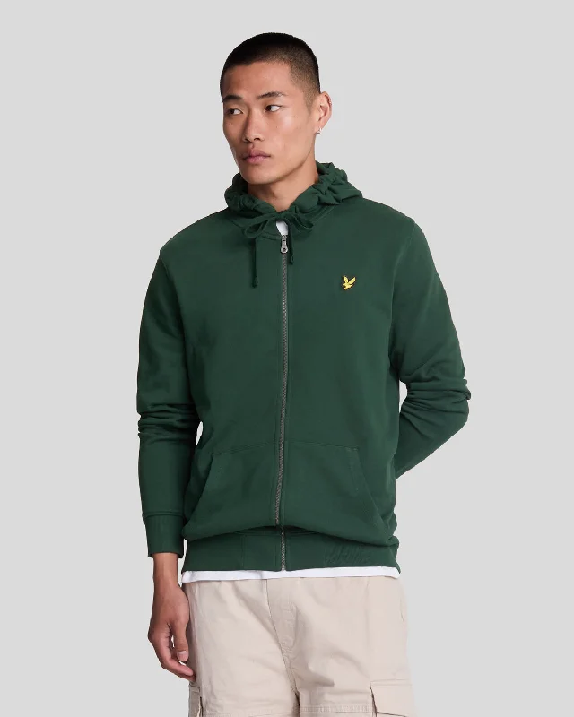 Men’s classic fleece pullover-Zip Through Hoodie