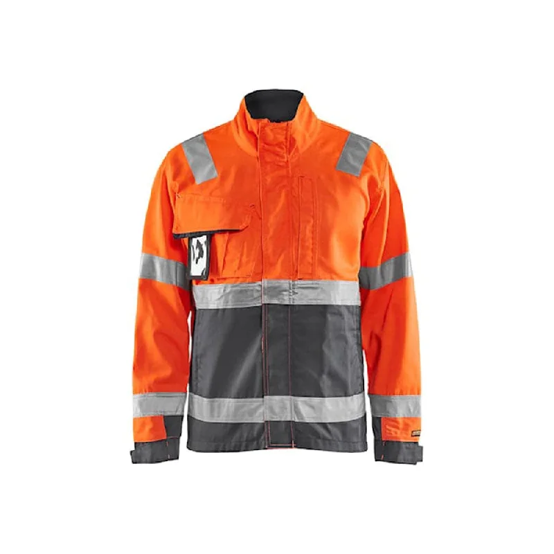 Men’s waterproof parka jacket-Blaklader 4064 Hi-Vis jacket