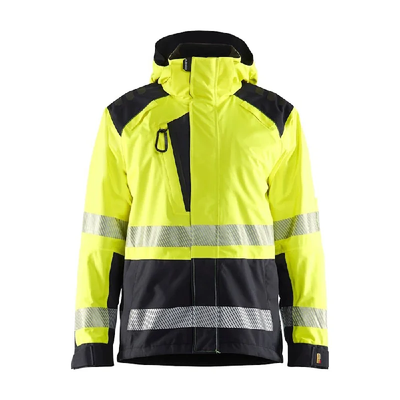 Men’s modern bomber jacket-Blaklader 4435 Shell Jacket Hi-Vis