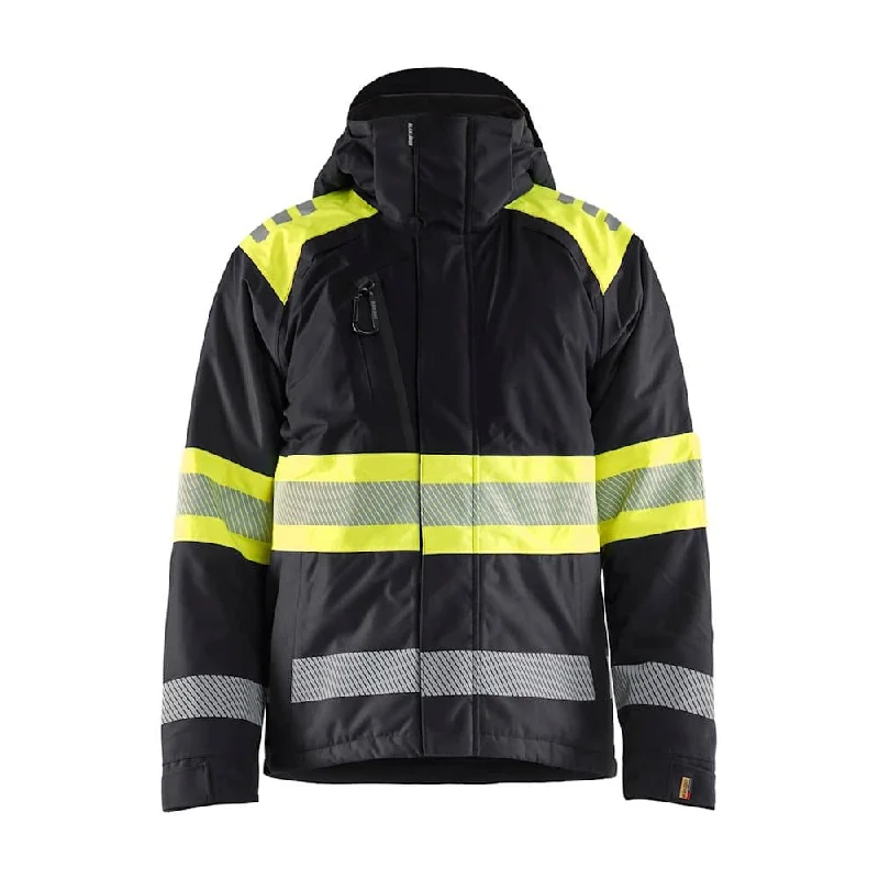 Men’s insulated parka jacket-Blaklader 4480 Winter Jacket Hi-Vis