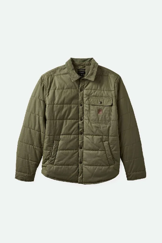 Men’s casual blazer jacket-Cass Waxed Canvas Jacket - Olive Surplus