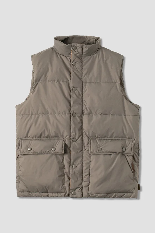 Men’s classic fleece jacket-Down Vest (Olive)