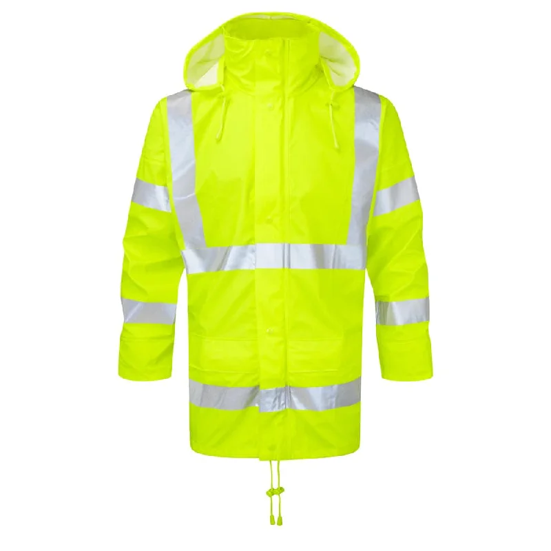 Men’s modern trench jacket-Fort Air Reflex Waterproof Breathable Hi-Vis Safety Jacket