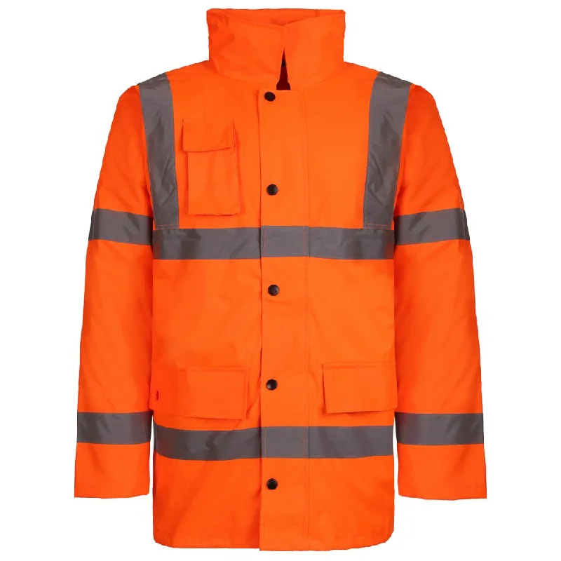 Men’s casual quilted jacket-Fort 210 Waterproof Hi-Vis Jacket