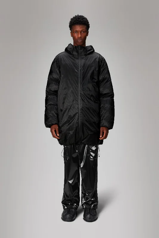 Men’s modern rain jacket-Kevo Long Puffer Jacket