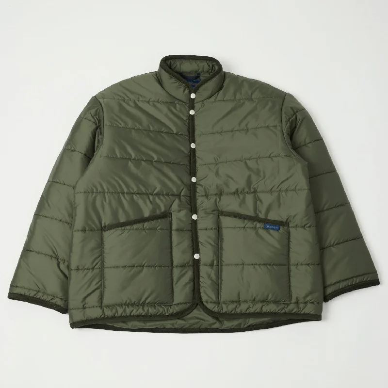 Men’s tailored quilted jacket-Lavenham Big Quilt Mickfield Jacket - Olive Green