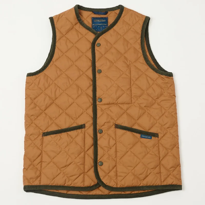 Men’s casual bomber jacket-Lavenham Thornham Vest - Brick