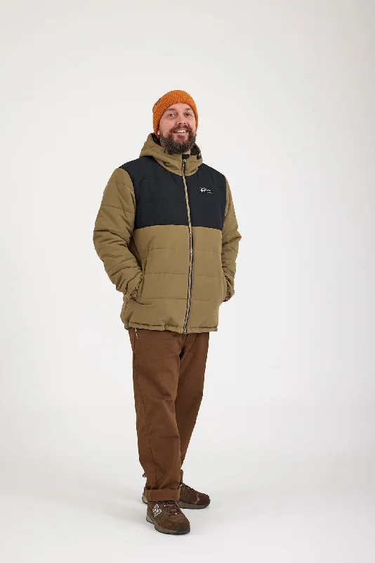 Men’s soft parka jacket-Puffin Full Zip Jacket