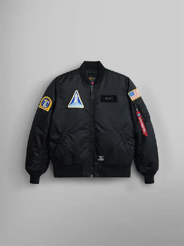 Men’s casual fleece jacket-NASA MA-1 BOMBER JACKET GEN II