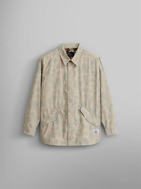 Men’s classic bomber jacket-PACKAWAY SHIRT JACKET