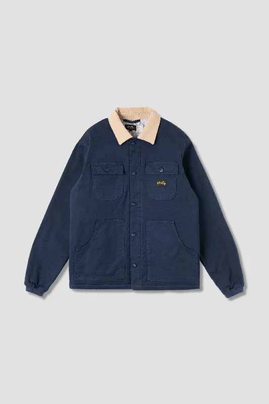 Men’s classic trench jacket-Pork Chop Jacket (Navy Duck)