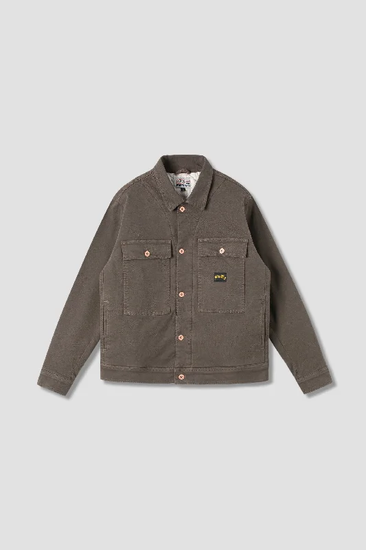 Men’s versatile trench jacket-Trucker Jacket (Charcoal Duck)