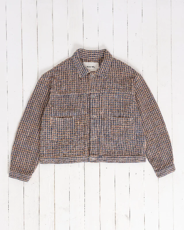 Men’s warm denim jacket-Sundae Jacket - Wobbly Waffle