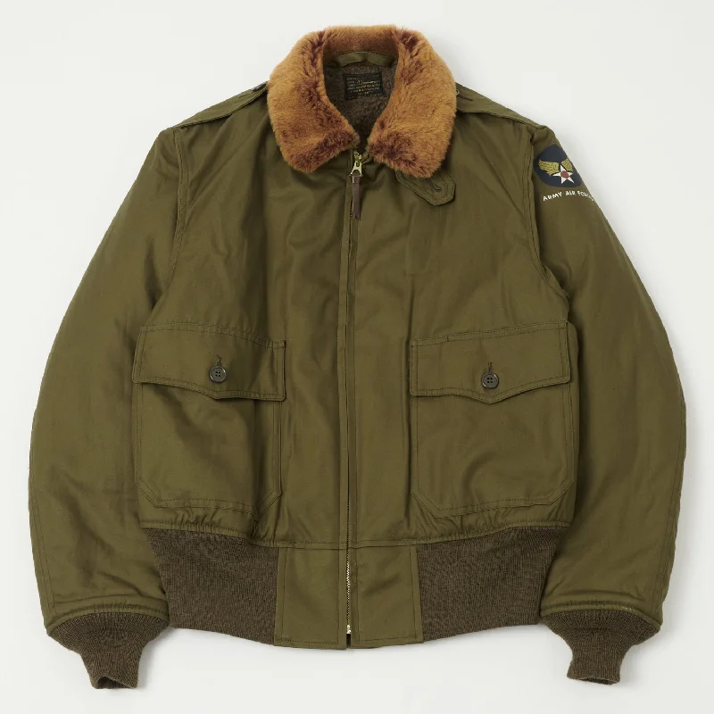 Men’s rugged parka jacket-TOYS McCOY Type B-10 Jacket - Olive