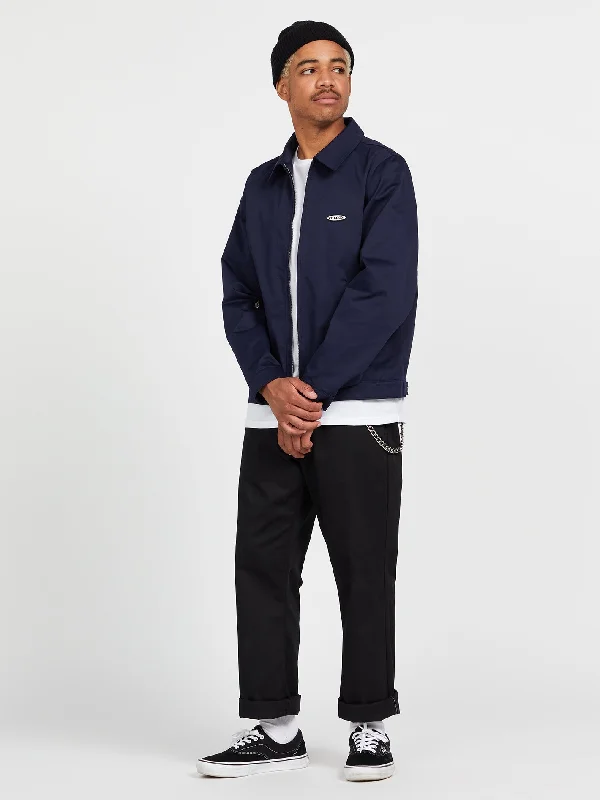 Men’s insulated denim jacket-Voider Jacket - Navy