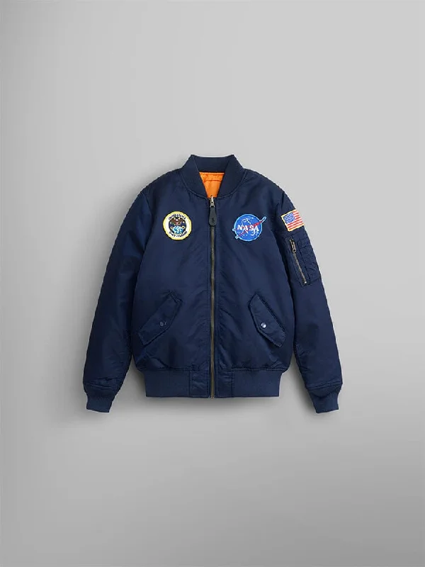 Men’s classic bomber jacket-NASA MA-1 BOMBER JACKET Y