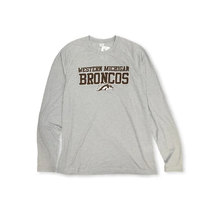 Men’s short-sleeve soft texture-Broncos Athletic Long Sleeve Tee