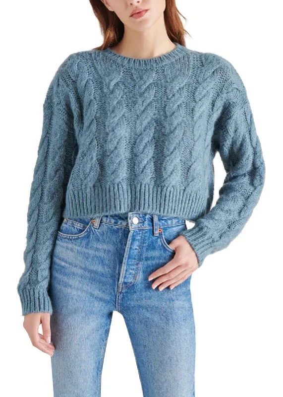 Men’s modern turtleneck sweater-Ceronne Sweater - Blue Dusk