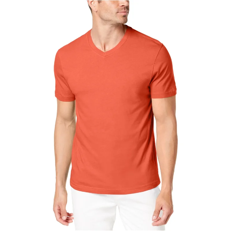 Men’s short-sleeve modern pattern-Club Room Mens Ss Basic T-Shirt