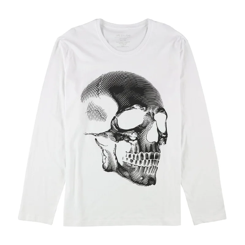 Men’s short-sleeve stylish design-Elevenparis Mens Skull Graphic T-Shirt