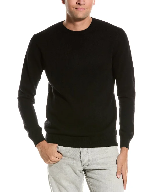 Men’s soft wool sweater-Forte Cashmere Classic Crewneck Cashmere Sweater