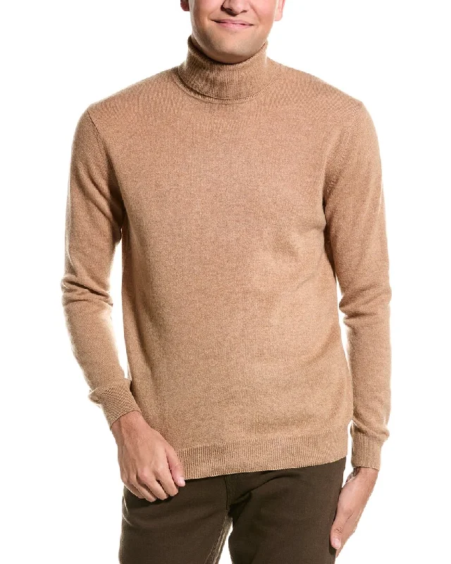 Men’s warm wool pullover-Forte Turtleneck Cashmere Sweater