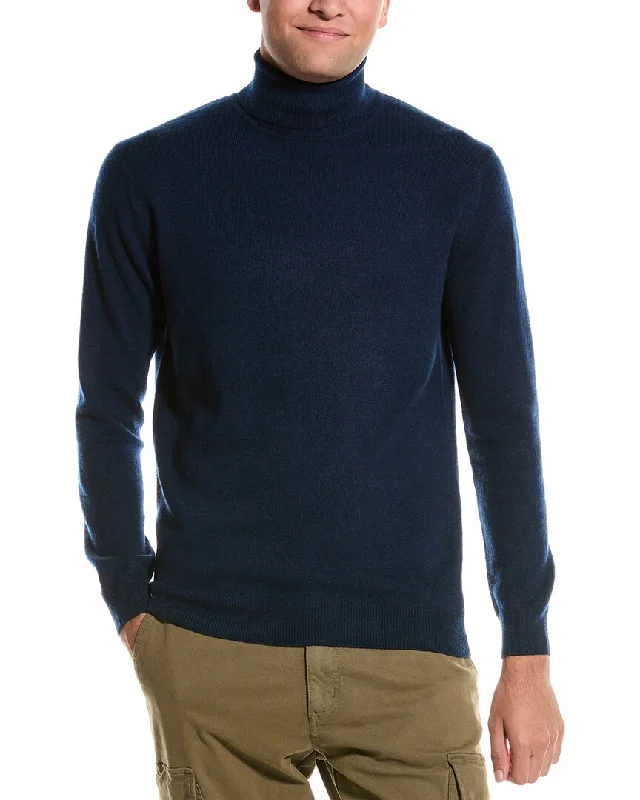 Men’s soft cotton sweater-Forte Turtleneck Cashmere Sweater