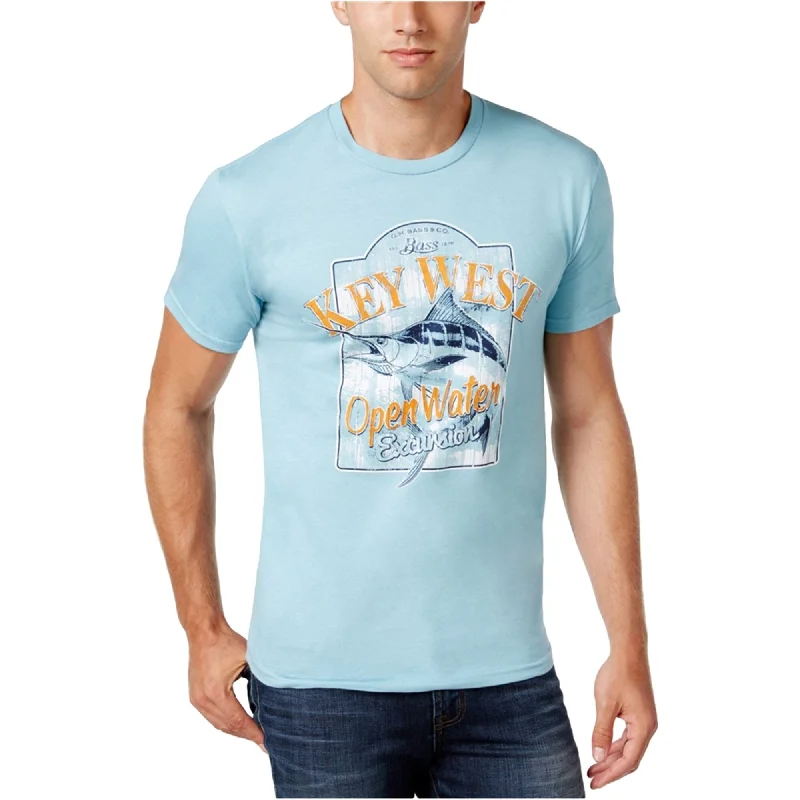 Men’s short-sleeve everyday tee-G.H. Bass & Co. Mens Key West Graphic T-Shirt, Blue, Small