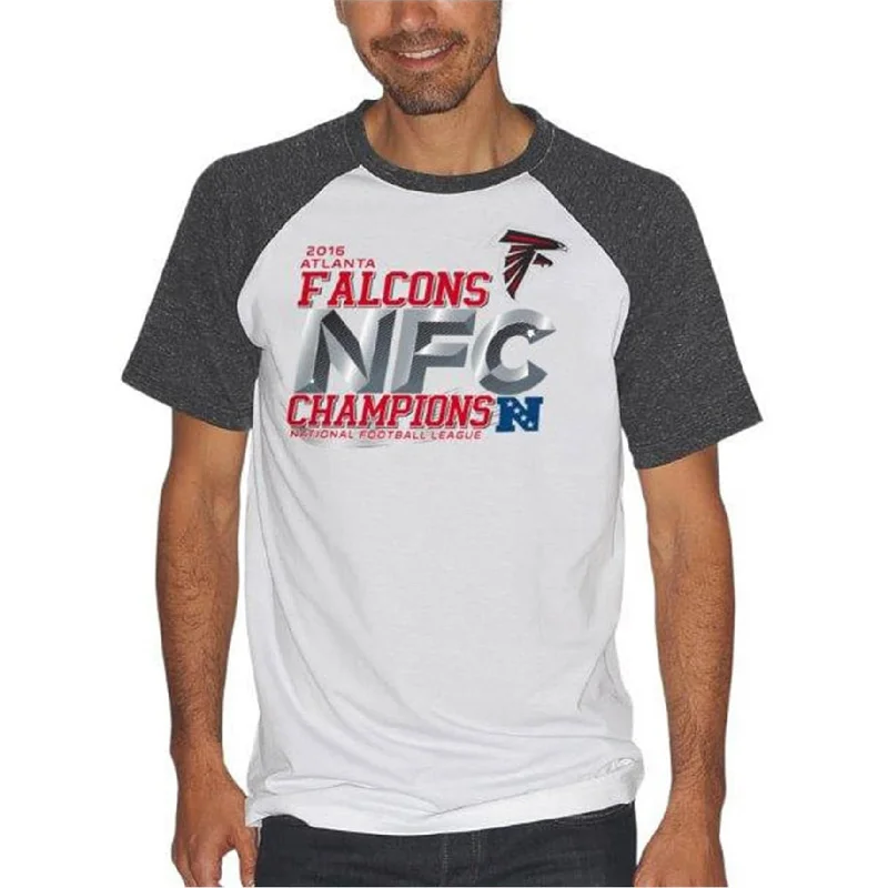 Men’s athletic short-sleeve top-G-Iii Sports Mens Atlanta Falcons Nfc Champs Graphic T-Shirt