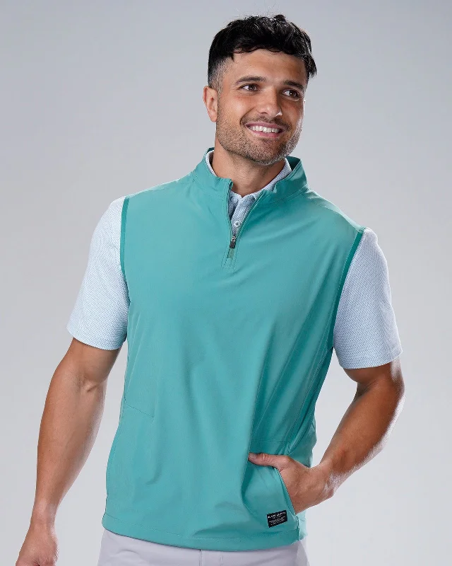 Men’s short-sleeve everyday tee-Half Jack Vest