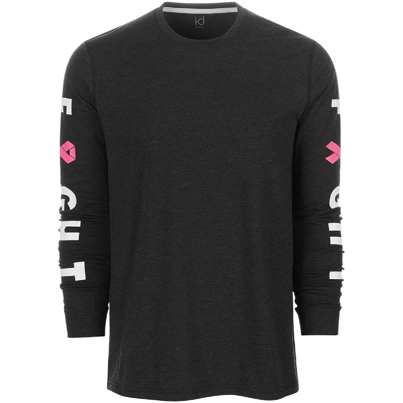 Men’s short-sleeve crew neck-Ideology Mens Breast Cancer Awareness Graphic T-Shirt