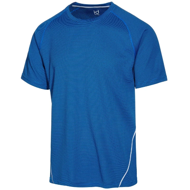 Men’s cotton short-sleeve tee-Ideology Mens Performance Basic T-Shirt, Blue, 3XL