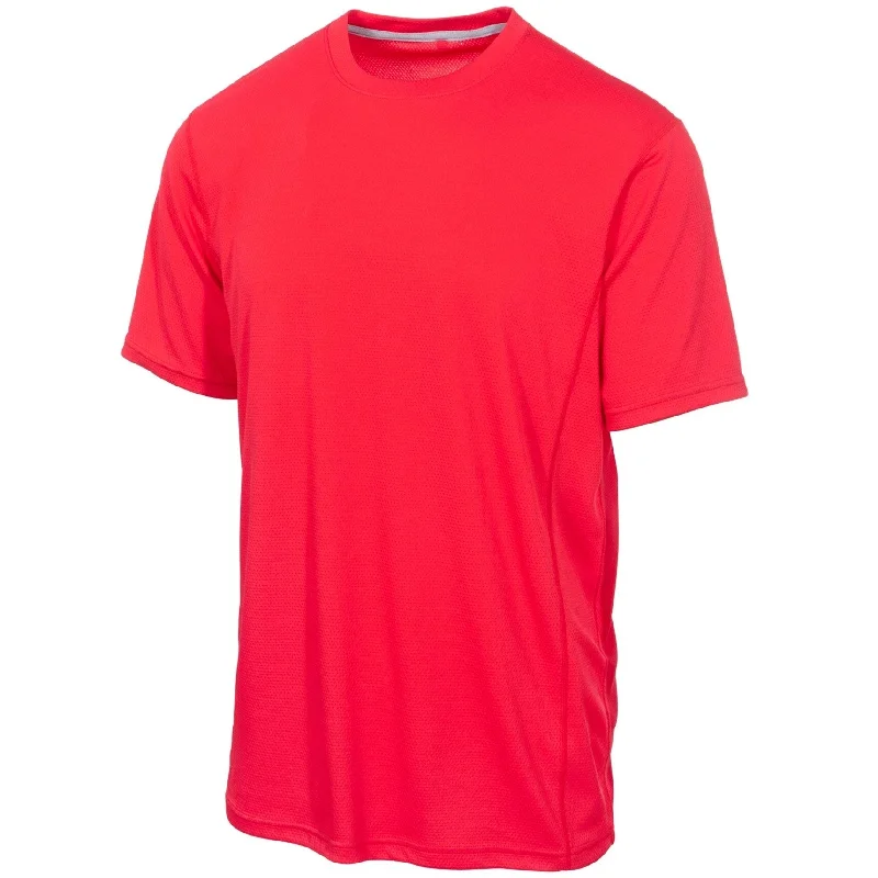 Men’s short-sleeve urban fashion-Ideology Mens Performance Basic T-Shirt, Red, 3XL