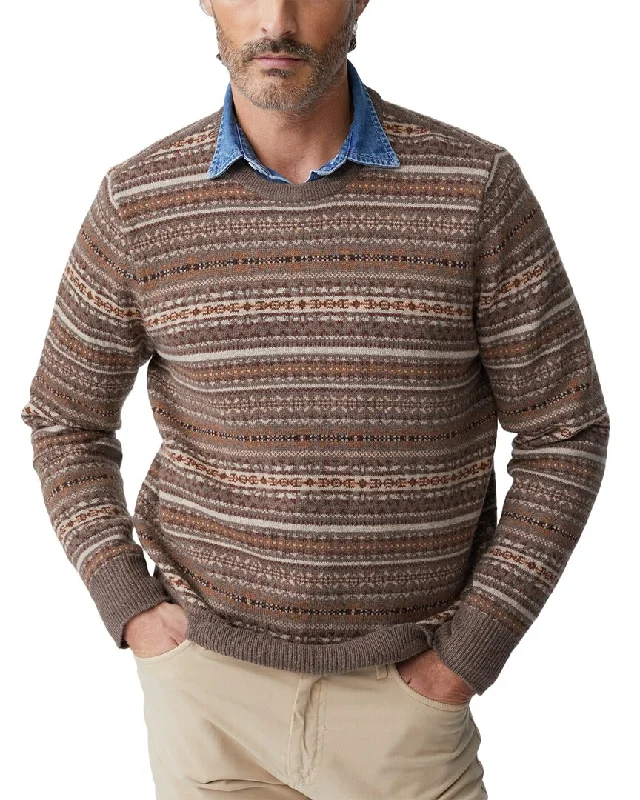 Men’s soft V-neck sweater-J.McLaughlin Edmund Wool Sweater