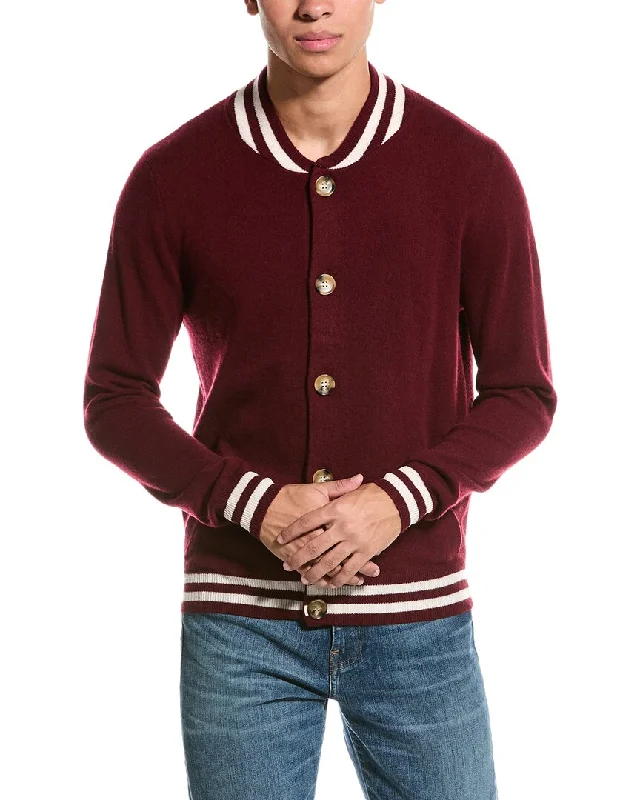 Men’s classic turtleneck sweater-Kier + J College Wool & Cashmere-Blend Cardigan